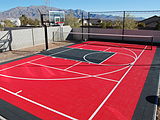 Backyard Basketball Court